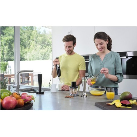 Braun MultiQuick 9 MQ 9147X 0,6 L Nedsænkning blender 1200 W Sort, Rustfrit stål